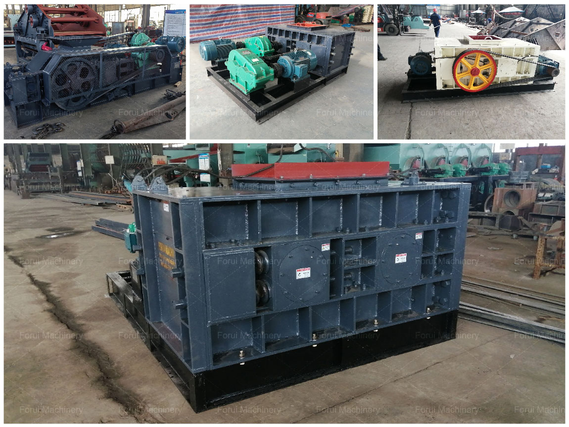 Double roll Crusher With Mechanical Protection Device (Spring)